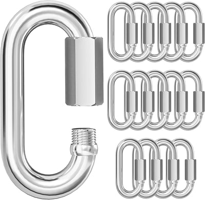 15 Pzas Conectores Cadena M5 3/16 Acero Inox 304