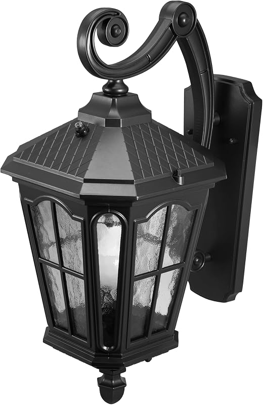 Farol LED pared exterior 19" luz negra incluye bombilla