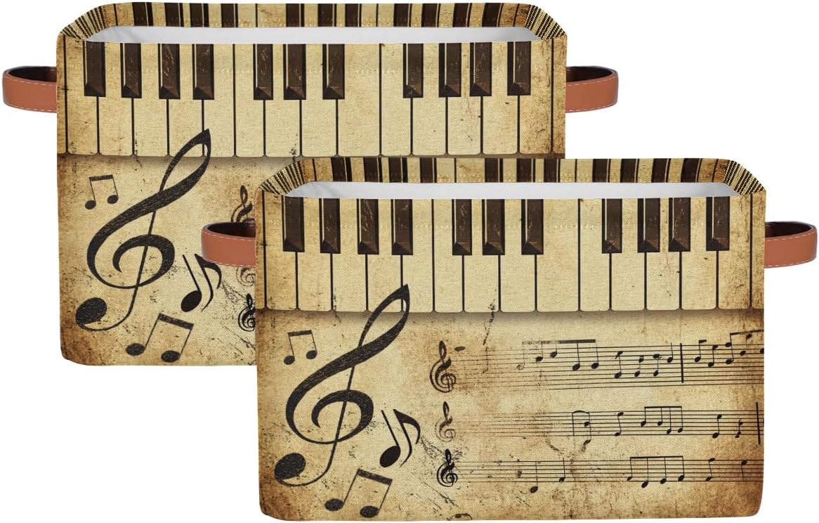 Cesta organizadora para notas y llaves de piano