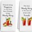 Toallas cocina Friends Bloody Mary set 2 16x24