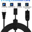 Cable extensión 4ft 2 clavijas 3 tomas plano ETL OFC