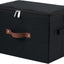 Cajas plegables con cremallera tela algodón lino