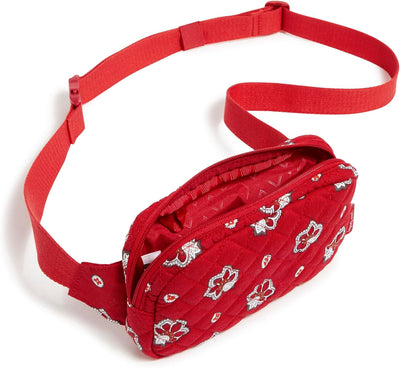 Bolsa viaje algodón bandana azul rey/rojo