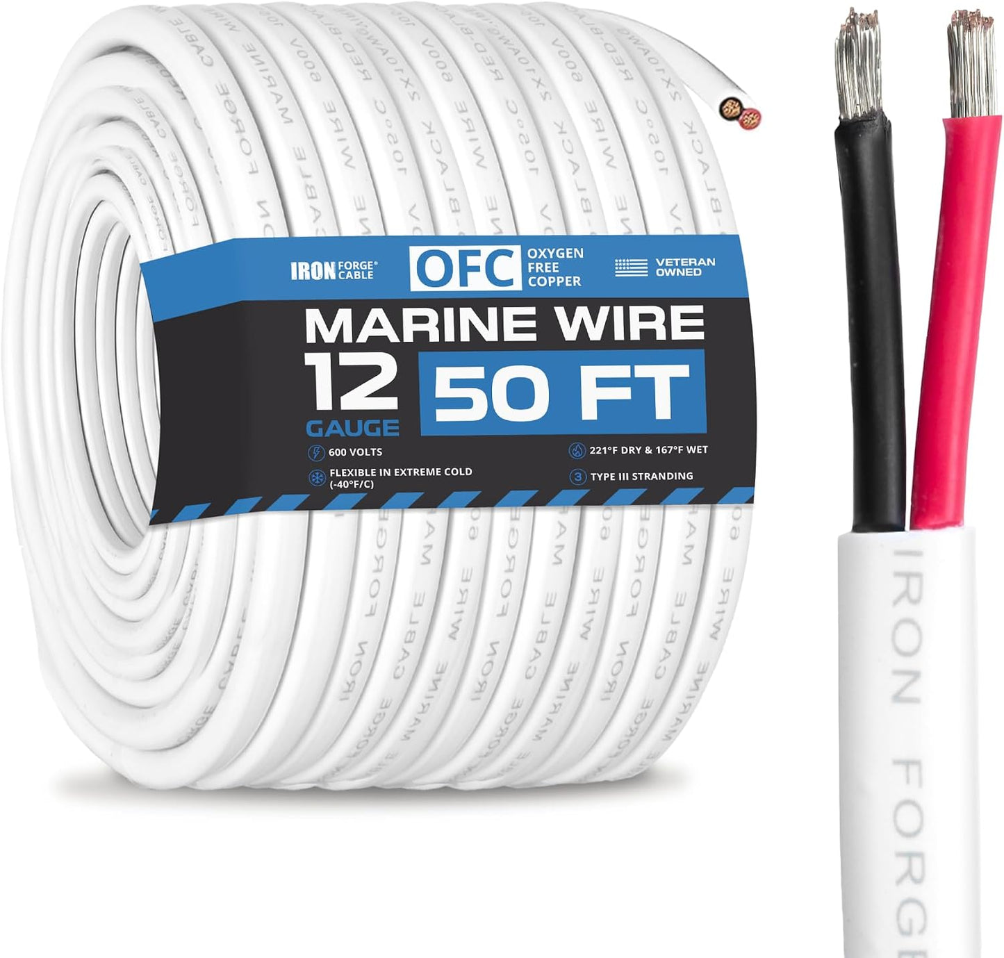 Cable marino cobre estañado para barco, dock, RV, solar