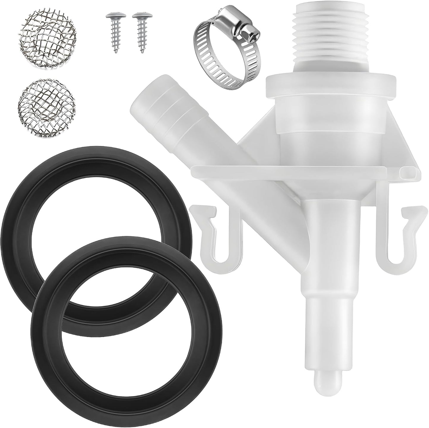 Válvula agua inodoro RV comp Sealandy 321 Series 2 anillos