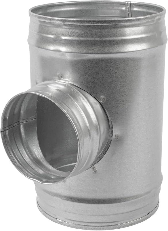 Junta T acero galvanizado 6x4" 90° conductos D150-D100
