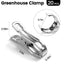 Clips acero inox jardín para invernadero y red 20pulg