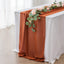 6 Caminos Mesa Gasas 29x120pulg Decoración Rústica Transparente