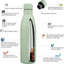 Botella agua acero inox doble pared 770ml verde