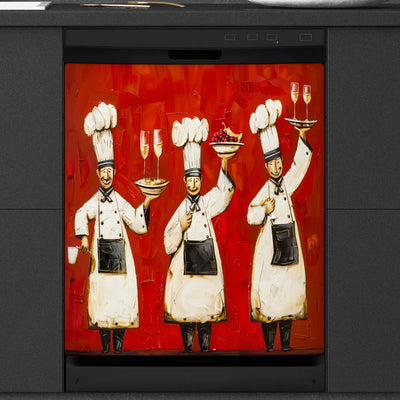 Funda magnética para lavavajillas etiqueta chef cocina