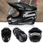 Casco motocross para niños set 4 pzas con guantes gafas