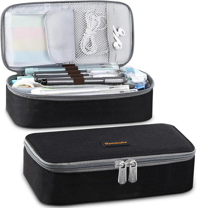 Estuche organizador para lápices y marcadores con cremallera