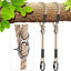 Cuerdas ajustables para columpio de árbol 5ft