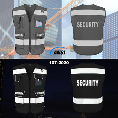 Chaleco seguridad alta visibilidad 9 bolsillos reforzado