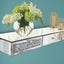 Estante flotante con espejo diamantes cristal cajón 31.5"