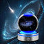Luz nocturna bola cristal 3D con base led cambio color