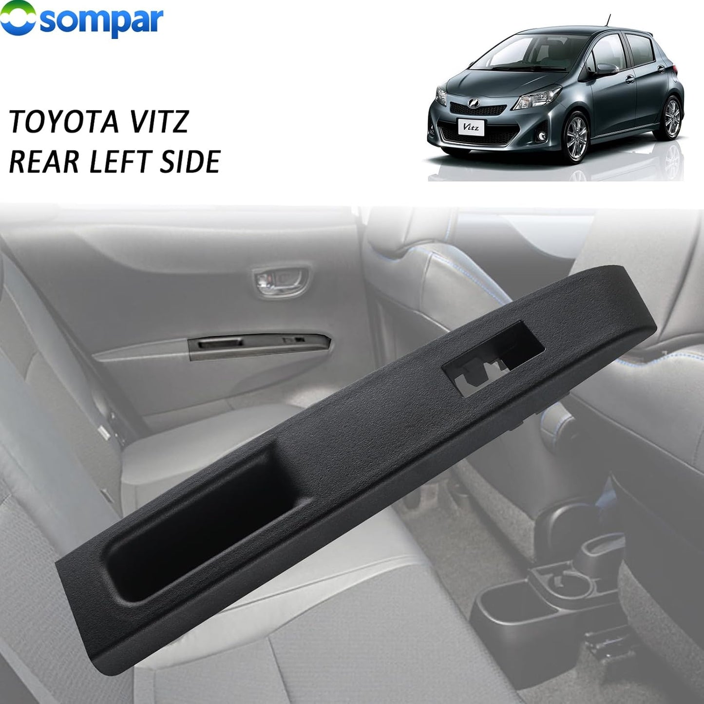 Panel apoyabrazos trasero izq Toyota Yaris Vitz 74272-52220-C0