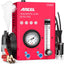 Detector fugas automotriz con compresor aire y medidor flujo