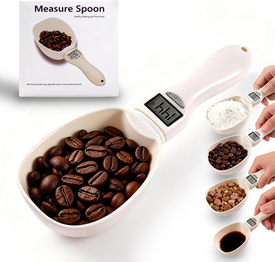 Cuchara medidora electrónica digital con conversión de unidades para cocina 2026