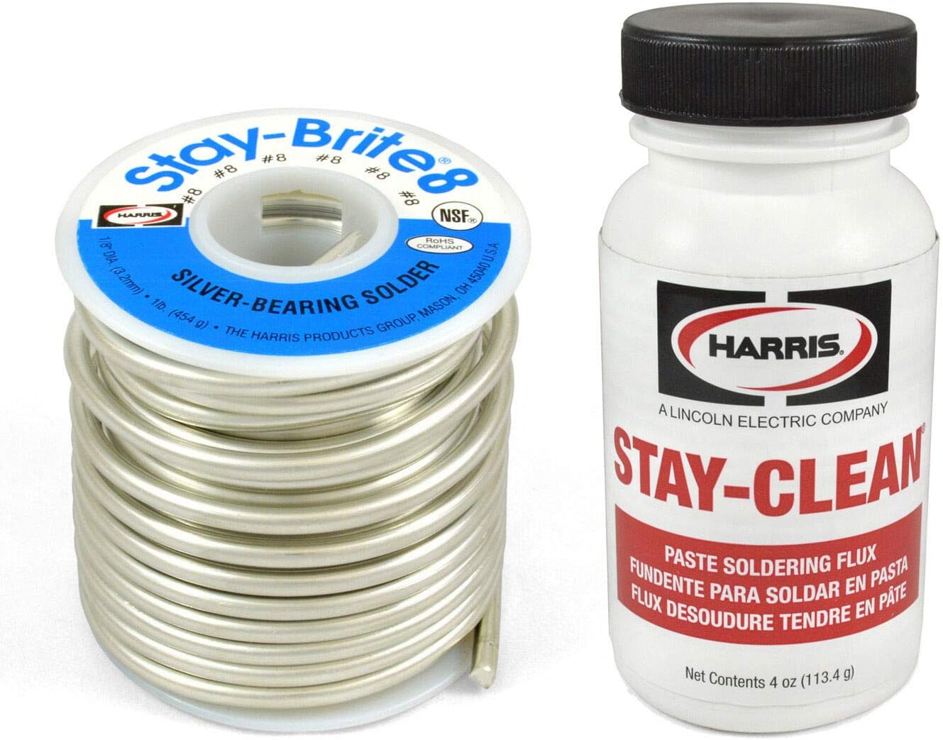 Set soldadura Stay-Brite #8 rodamiento plata