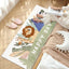 Alfombra pasillo niños 2.6x5.3pies antiderrap lavable