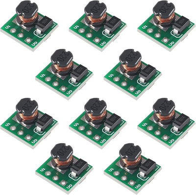 Convertidor voltaje 0.9-5v a 5v 10 pzas