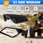 Espejos laterales Maverick X3 plegables 360° vidrio