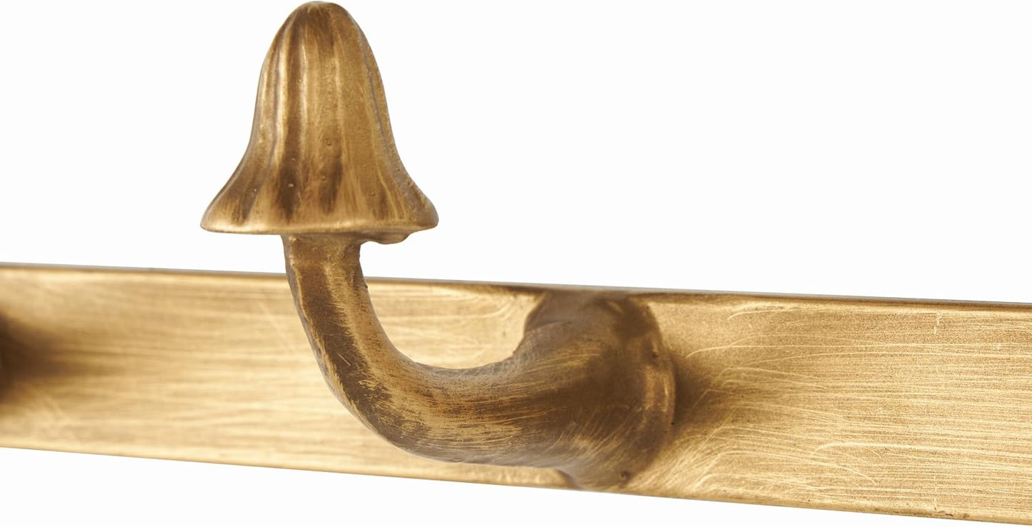 79 Gancho pared metálico para hogar 58cm dorado
