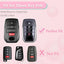 Funda llavero Toyota TPU suave 4 botones para Crown Corolla