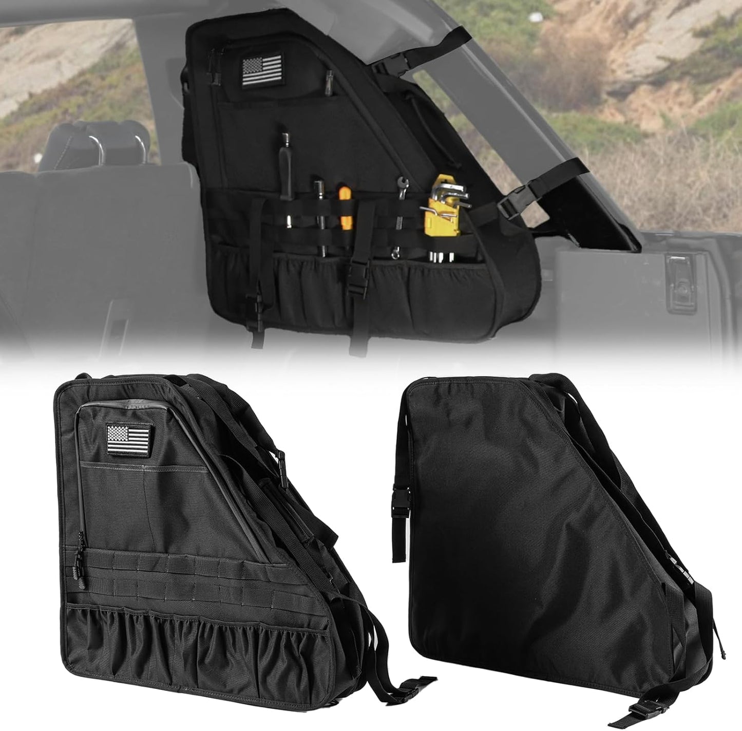 Bolsa almacenamiento barra enrollable compat Ford Bronco
