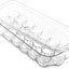 Recipiente plástico huevos transparente 21uds resistente