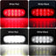 6 Pzas Luces LED Ovaladas 6" Freno Parada Marcha Atrás