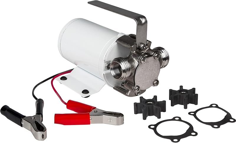 Bomba utilitaria no sumergible 12V 300GPH latón blanco