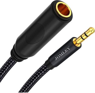 Adaptador 1/4 a 1/8 pulg hembra a macho audio estéreo