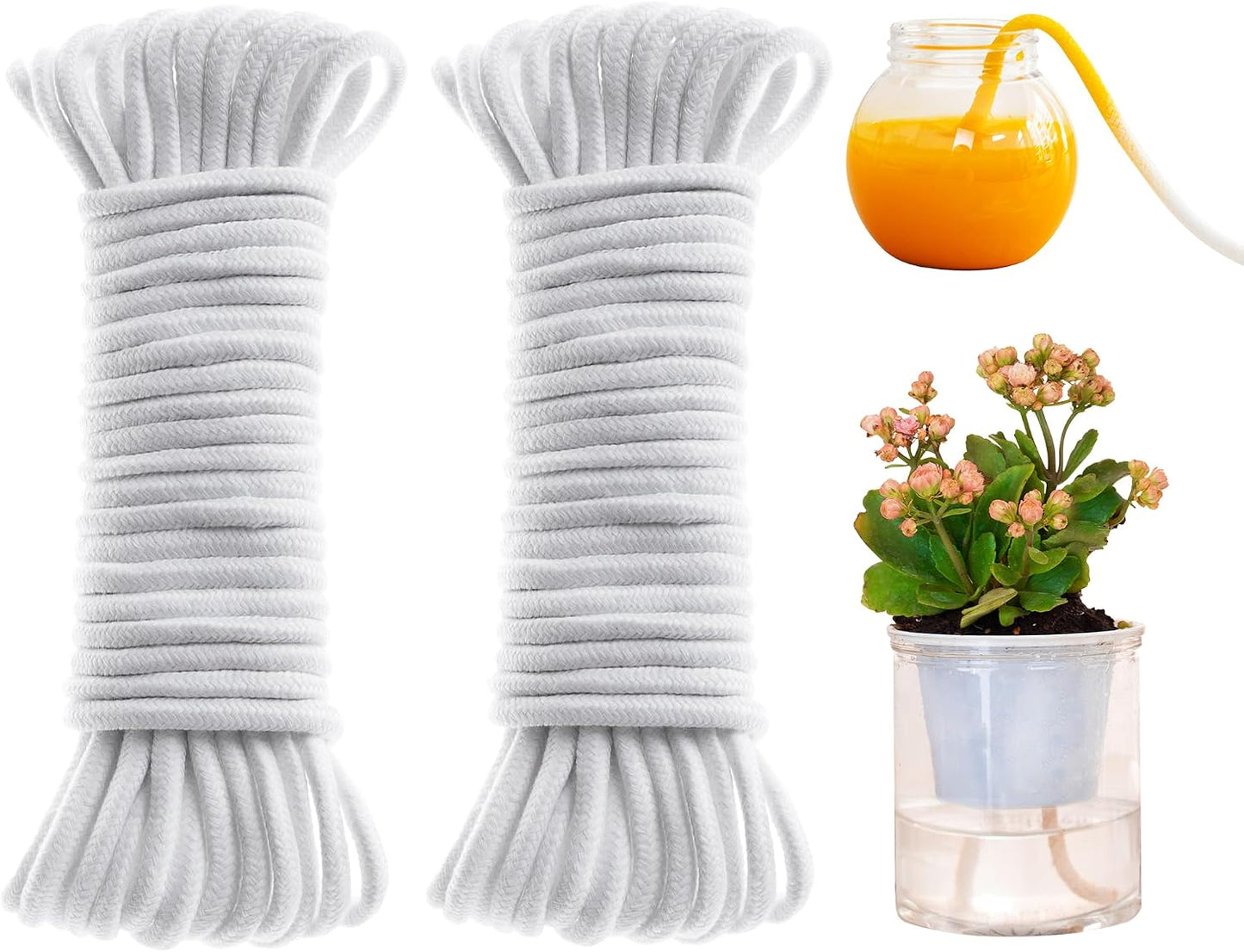 Cuerda riego automático 30m 6mm para macetas y flores