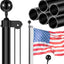 Mástil bandera exterior seccional 13-20ft con 3x5