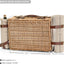 Set picnic mimbre con manta y mesa para 2