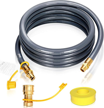 Manguera gas natural 3/4" 24ft conexión rápida