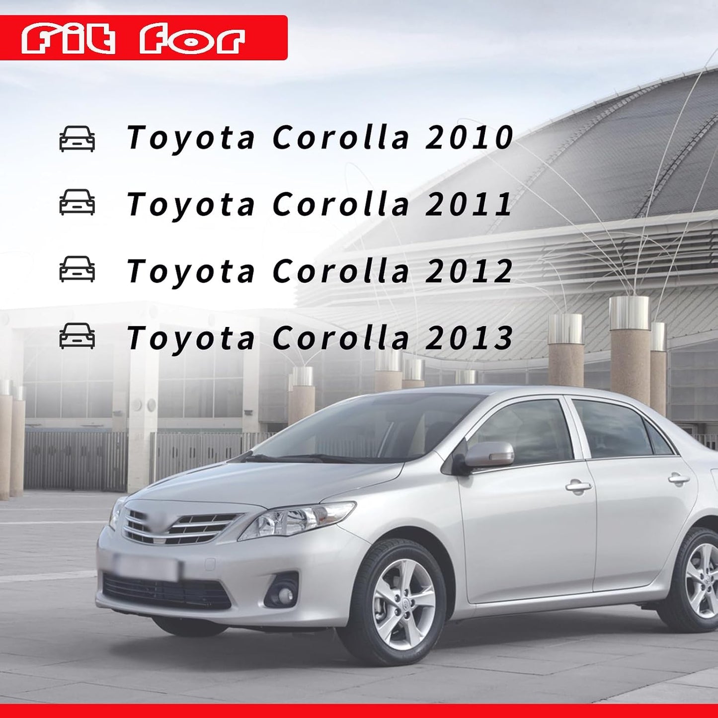 Tira cubierta tablero Toyota Corolla 10-13