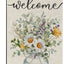 Banderas jardín flores bienvenida decoración primavera