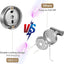 Toallero acero inox 18" doble bloqueo baño 2 Pzas