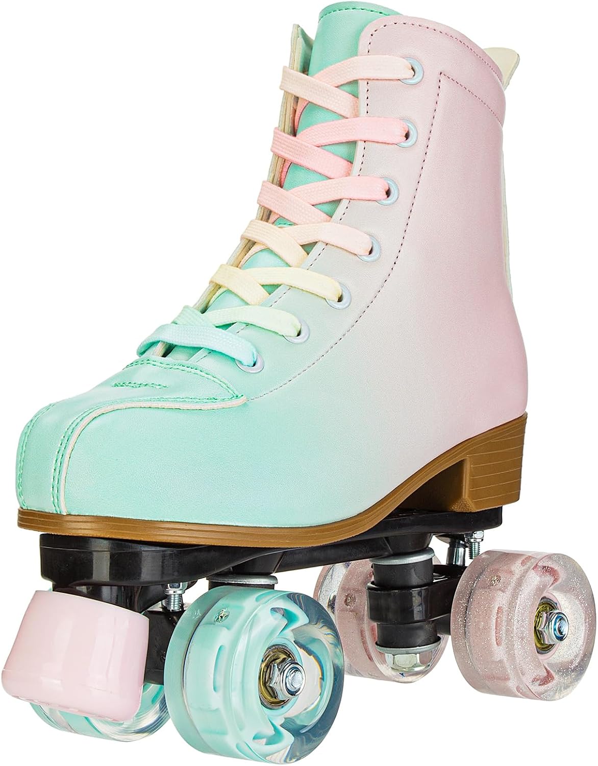 Patines mujer cuero ajustable interiores exteriores