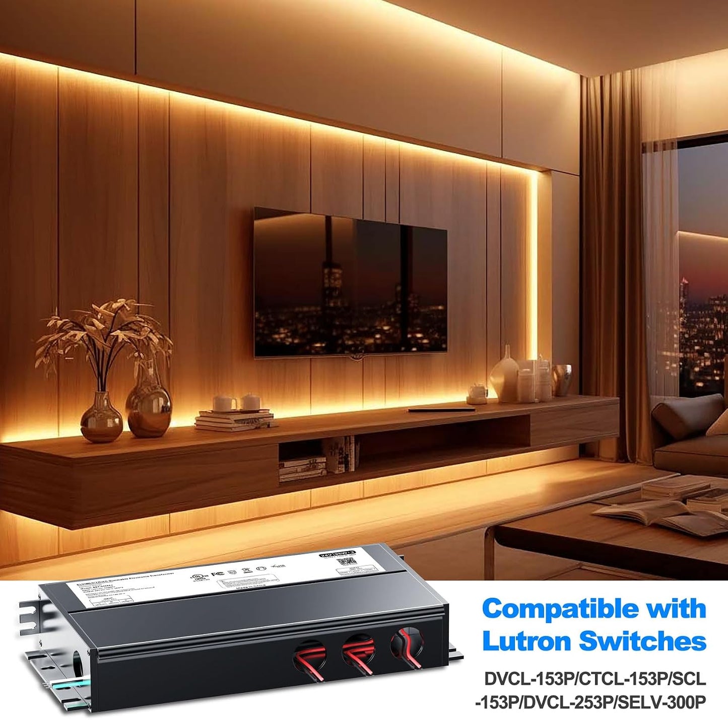 Controlador LED 24V 288W comp Lutron Leviton