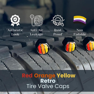 Tapones vástago válvula neumática Toyota aluminio tricolor