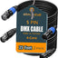 Cable DMX 5 pines 25ft 2unid macho hembra 4nucleos