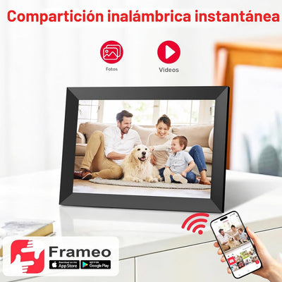 Marco fotos digital 10.1pulg pantalla IPS tactil