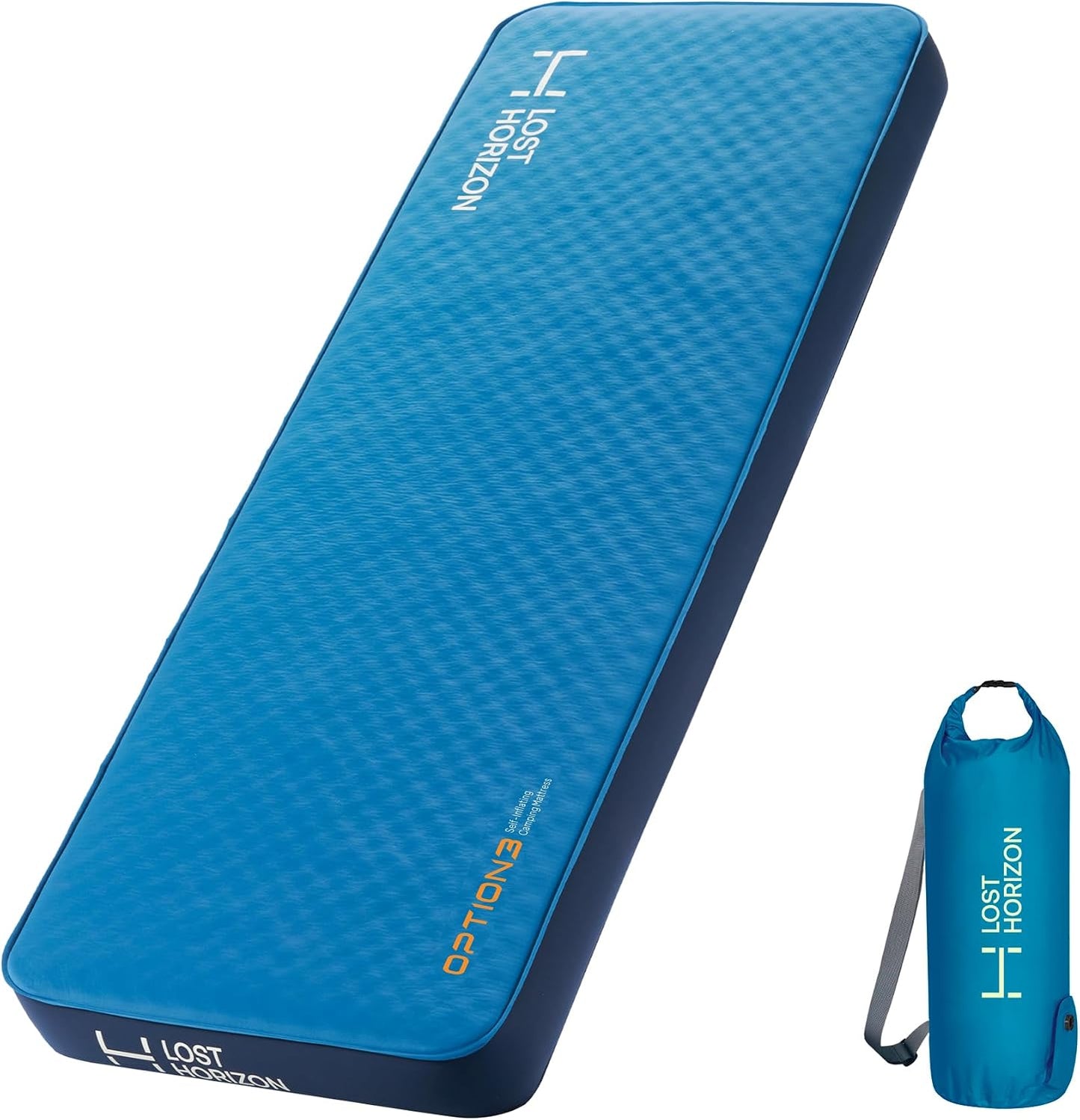 Colchón aire espuma autoinflable 4.5pulg con bomba catre