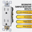 Receptáculo SSRE4TR-WH 20A 125V hogar oficina