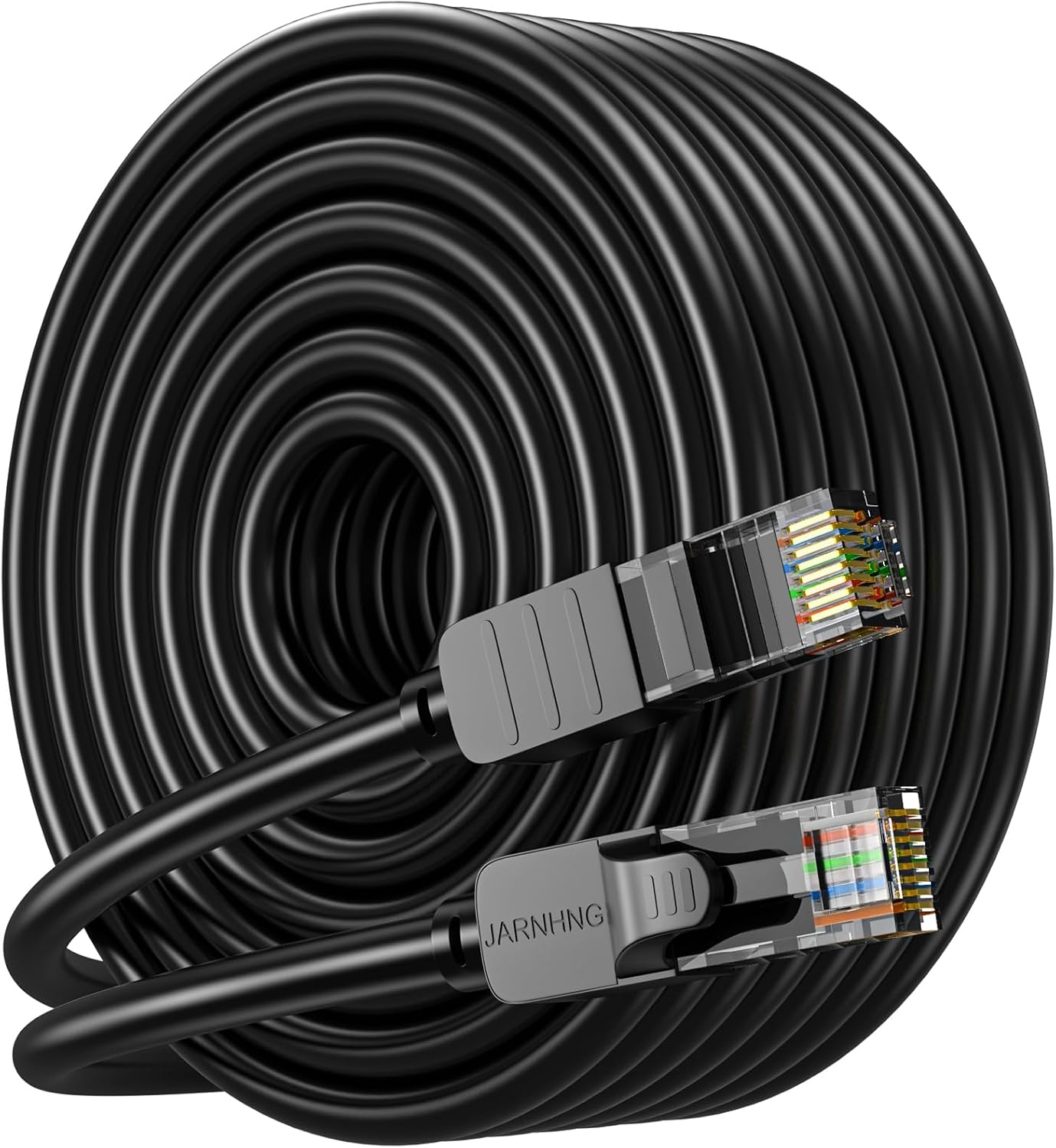 Cable Ethernet Cat6 75ft 10Gbps RJ45 negro