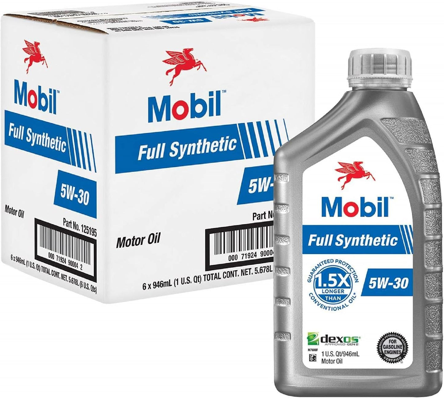 Aceite motor sintético 5W-30 1qt pack 6